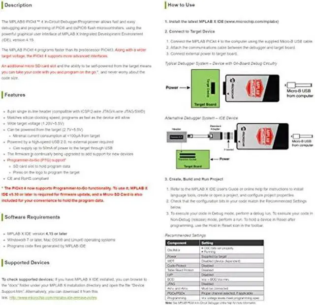 Alt view image 5 of 5 - Waveshare MPLAB PICkit 4 in-Circuit Debugger Programmer Fast Debugging and Programming Increased Functionality Supports More Advanced Interfaces