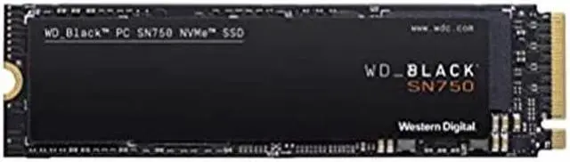 Main image of WD_BLACK 1TB SN750 NVMe Internal Gaming SSD Solid State Drive - Gen3 PCIe, M.2 2280, 3D NAND, Up to 3,470 MB/s - WDS100T3X0C