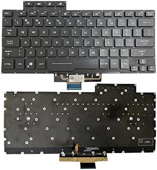 GinTai Laptops Keyboard Backlit US Replacement for ASUS ROG G14 Zephyrus  GA401 GA401I GA401IU GA401IV GA401M US 6037B0207101 0KNR0-2618US00 -  Newegg.com