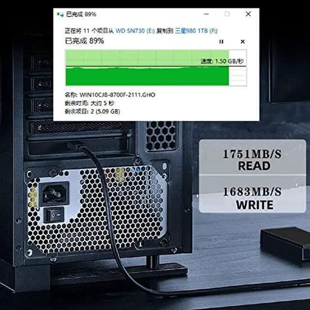 Alt view image 5 of 5 - xiwai 20Gbps USB 3.2 Gen2 Type-C USB-C to PCI-E 4X Express Card Adapter for Desktop Motherboard