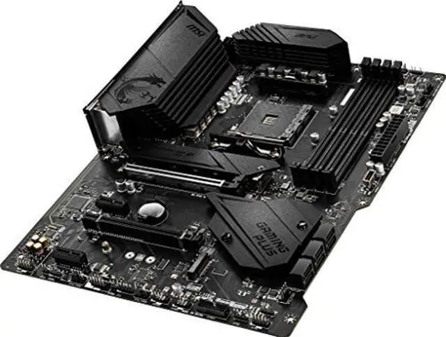 Alt view image 3 of 5 - MSI MPG B550 GAMING PLUS Gaming Motherboard (AMD AM4, DDR4, PCIe 4.0, SATA 6Gb/s, M.2, USB 3.2 Gen 2, HDMI/DP, ATX)