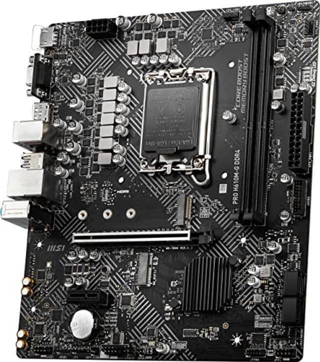 MSI PRO H610M-G DDR4 - carte-mère - micro ATX - Socket LGA1700 - H610