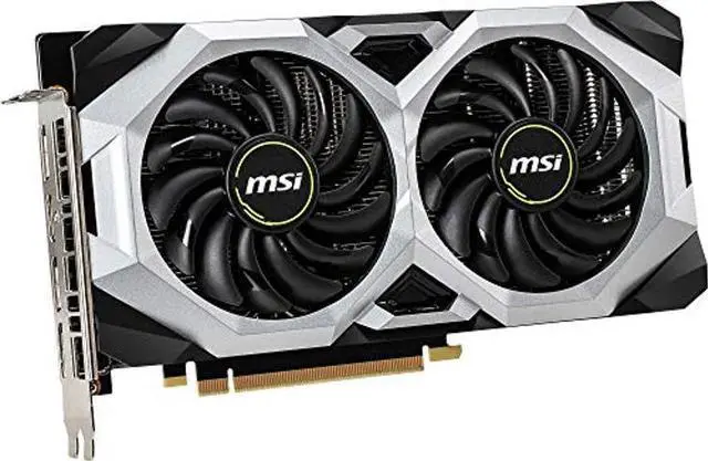 Alt view image 2 of 5 - MSI Gaming GeForce RTX 2060 6GB GDRR6 192-bit HDMI/DP 1710 MHz Boost Clock Ray Tracing Turing Architecture VR Ready Graphics Card (RTX 2060 Ventus GP OC)