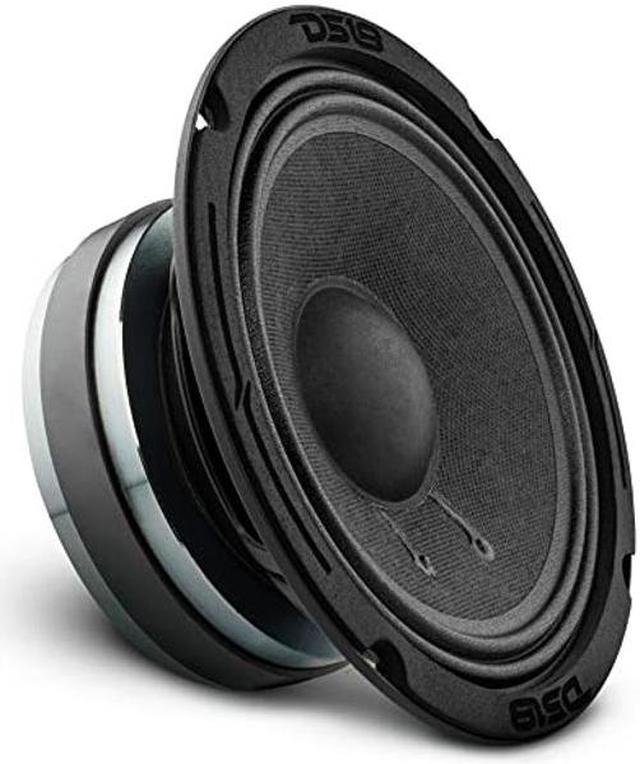 DS18 6PRO300MB-4 PRO 6.5 Mid-Bass Loudspeaker 300 Watts Max Power 150  Watts RMS 4-Ohm - Powerful Midbass Speaker for Pro Car Audio Sound System -  1 Speaker 