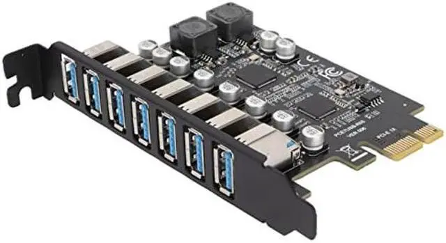 Main image of Sanpyl 7 Port PCIE Expansion Card, PCIE to USB3.2 Expansion Card 5Gbps High Speed Transmission PCIE USB Card Internal USB Hub Converter Extender Adapter Card