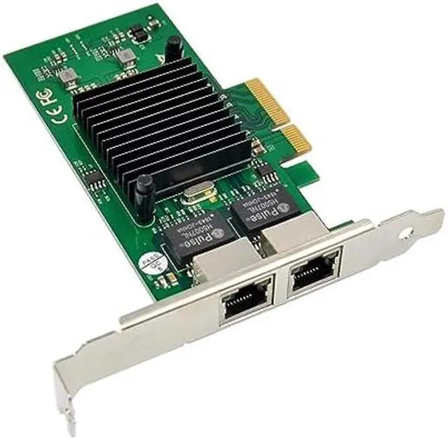 Alt view image 4 of 5 - Dual-Port PCIe X4 Gigabit Network Card 1000M PCI Express Ethernet Adapter with Intel 82576 Two Ports LAN NIC Card for Support PXE SR-IOV for Windows/Windows Server/Linux/Freebsd/DOS with Low Profile