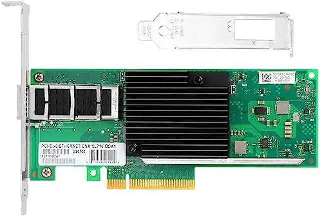 Alt view image 2 of 5 - Vogzone for Intel XL710-QDA1 40GbE Converged Network Adapter (NIC), PCI Express 3.0 x8 Low Profile - 40 Gigabit Single Port QSFP, with Intel XL710-AM1 Controller, Compare to Intel XL710-QDA1