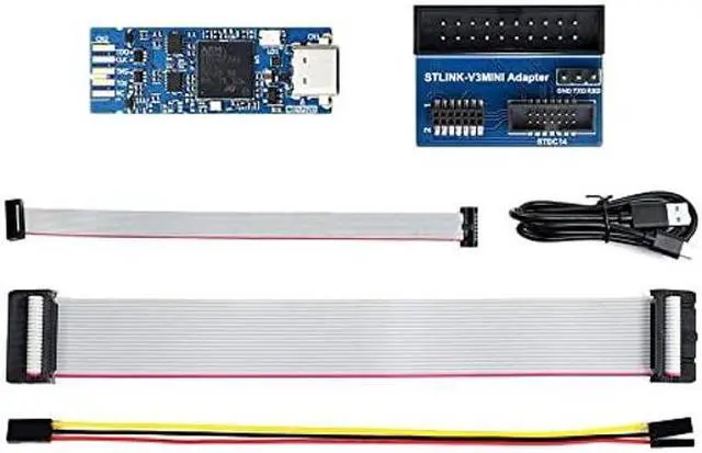 Main image of STLINK-V3MINIE Stand-Alone in-Circuit Debugger and Programmer for STM32 Onboard JTAG SWD Interface Connector Based on MCU Arm Cortex-M STM32 32-bit Microcontroller @XYGStudy