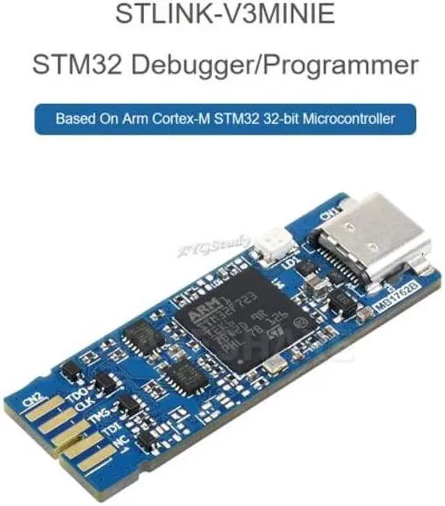 Alt view image 2 of 5 - STLINK-V3MINIE Stand-Alone in-Circuit Debugger and Programmer for STM32 Onboard JTAG SWD Interface Connector Based on MCU Arm Cortex-M STM32 32-bit Microcontroller @XYGStudy