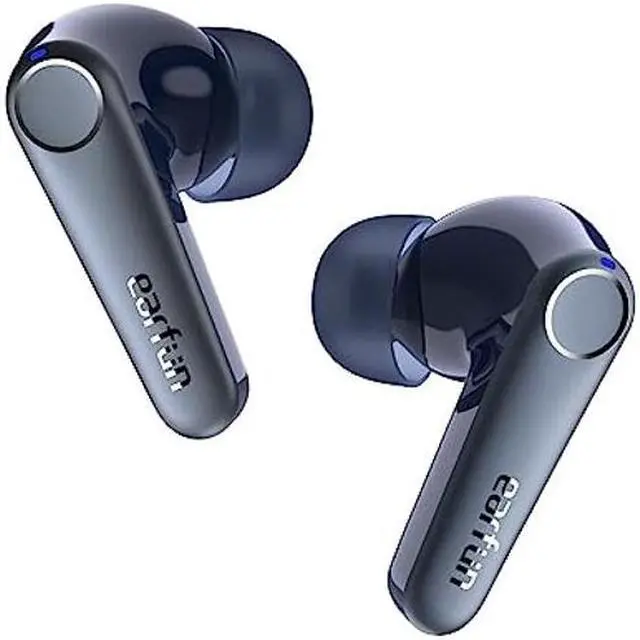 Main image of EarFun Air Pro 3 Noise Cancelling Wireless Earbuds, Qualcomm(r) aptX(tm) Adaptive Sound, 6 Mics CVC 8.0 ENC, Bluetooth 5.3 Earbuds, Multipoint Connection, 45H Playtime, App Customize EQ, Blue