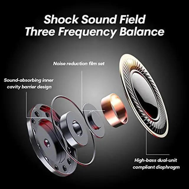 Alt view image 4 of 5 - Clip On Open Ear Headphones Wireless Bluetooth, 2023 New Wireless Ear Clip Bone Conduction Headphones Bluetooth Waterproof Bone Conduction Earbuds Earphones Bone Ear Buds with LED Power Display-Blue