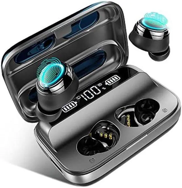 Main image of Wireless Earbuds, Bluetooth 5.1 Earbuds with 140H Playtime, Bluetooth Headphones Noise Cancelling Stereo Bass Wireless Earphones in Ear with Mic, USB-C Charging Case, IP7 Waterproof Headset for Sports