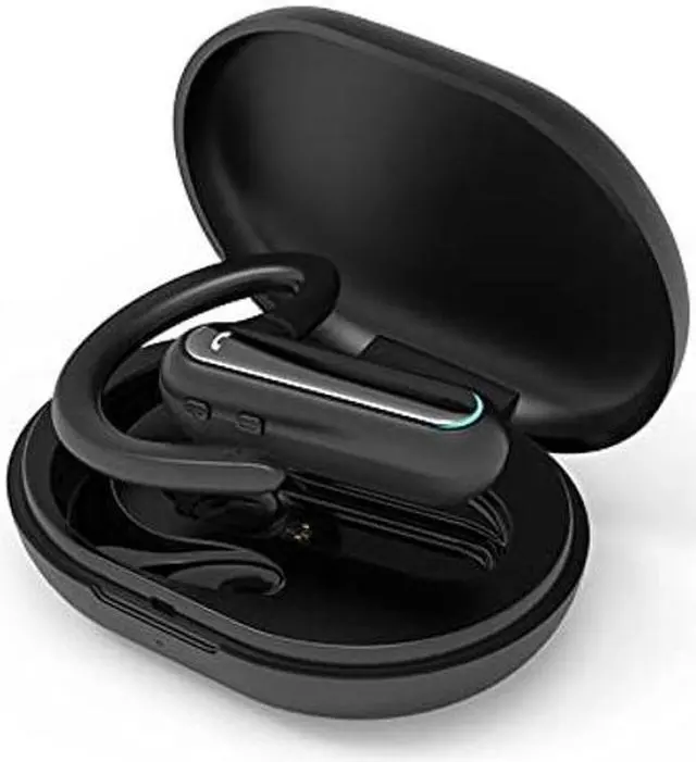 Main image of Open Ear Headphones Bluetooth Earpiece Non in Ear Wireless Earbuds with Earhooks Long Battery Life Headset Microphone Noise Cancelling Ear Buds with Charging Case for Sport Running Workout Android iOS