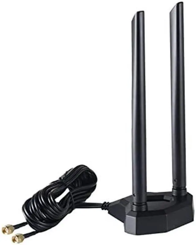 Main image of Dual Band WiFi 2.4GHz 5GHz 5.8GHz RP-SMA Male WiFi Antenna with Magnetic Base for PC Desktop Computer PCI-E WiFi Network Card USB WiFi Adapter Bluetooth Card Wireless Router, Eifagur