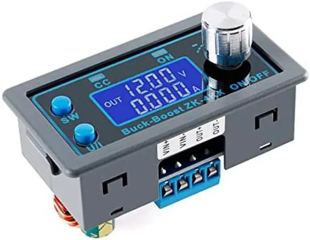 Main image of JESSINIE ZK-4KX DC-DC Buck Boost Converter Regulator CNC Adjustable CC CV 0.5-30V Voltage Converter DIY Solar Battery Charging Power Supply Module LCD Display with Shell
