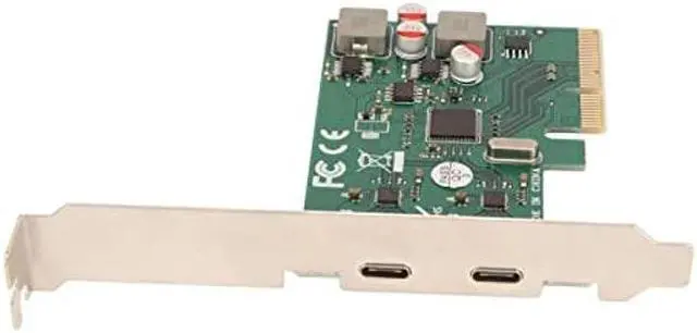 Alt view image 5 of 5 - USB C Asmedia Chipset Expansion Card, PCI Express 4X to USB 3.1 Gen 2 Expansion Card, PCI Expansion Card with Fast Transfer Speed for Windows Linux