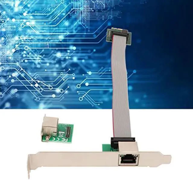 Alt view image 2 of 5 - Gigabit Ethernet Server Adapter, M.2 A E I210AT Single Port Gigabit Server NIC Adapter 1000M RJ45 Ethernet NIC.