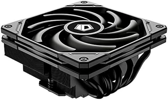 Main image of ID-COOLING IS-55 Black Desktop CPU Cooler Low Profile 57mm Height CPU Air Cooler 5 Heatpipes 120x120x15mm Slim Fan, CPU Fan for Intel LGA1700/115X/1200; AMD AM4/AM5