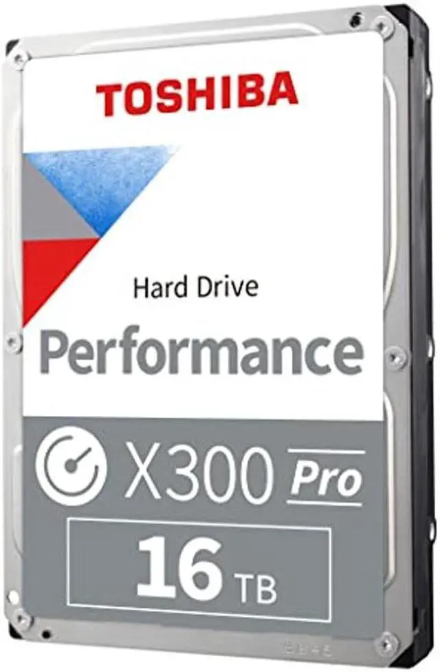 Main image of Toshiba X300 PRO 16TB High Workload Performance for Creative Professionals 3.5-Inch Internal Hard Drive - Up to 300 TB/Year Workload Rate CMR SATA 6 GB/s 7200 RPM 512 MB Cache - HDWR51GXZSTB