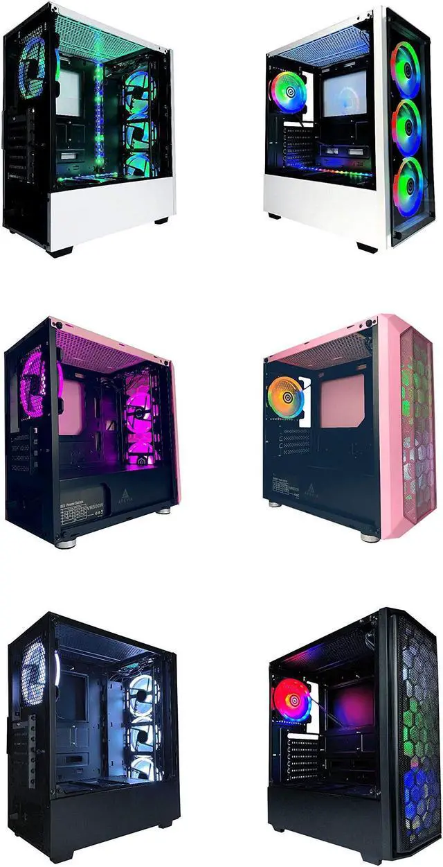 Alt view image 3 of 5 - Apevia TL42-RGB Twilight 120mm Silent Dual-Ring RGB Color Changing LED Fan with Remote Control, 28x LEDs & 8X Anti-Vibration Rubber Pads w/ 2 Magnetic LED Strips (4+2-pk)
