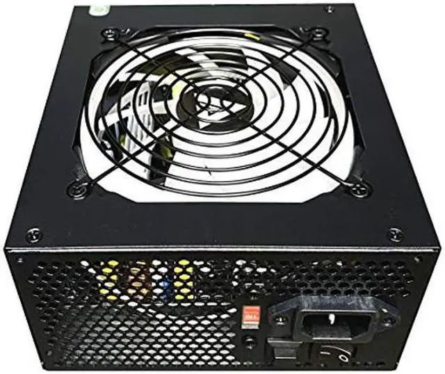 Alt view image 4 of 5 - Apevia ATX-ES700-RGB Essence 700W ATX Semi-Modular Gaming Power Supply with Auto-Thermally Controlled 120mm RGB Fan, 115/230V Switch, All Protections