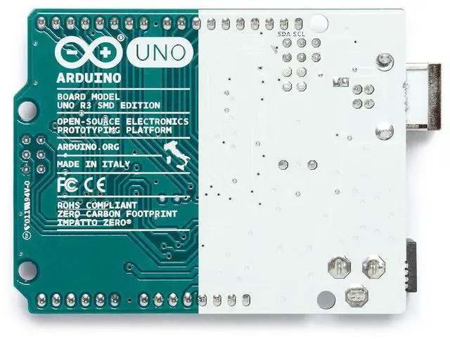 Alt view image 4 of 4 - Arduino Uno Rev3 SMD Microcontroller Board [A000073]  ATmega328P, 16MHz, 32KB Flash, USB & PWM Support, Ideal for DIY Projects, STEM Learning, Robotics, and Prototyping