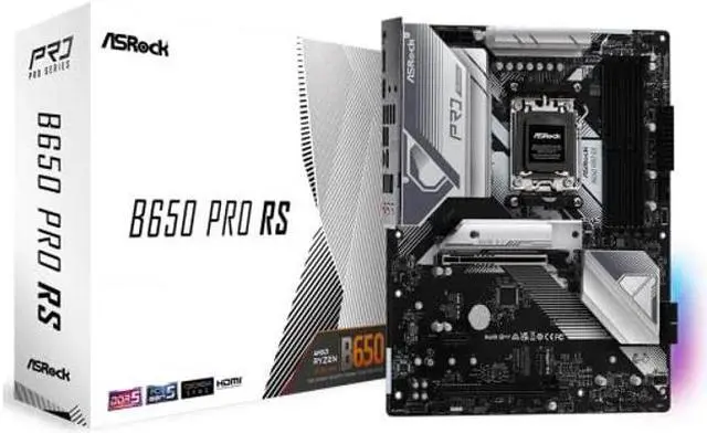 Alt view image 2 of 4 - ASRock B650 PRO RS AMD Ryzen 7000 Series Processors Motherboard