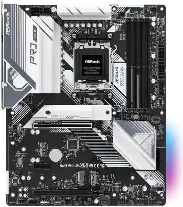 Alt view image 3 of 4 - ASRock B650 PRO RS AMD Ryzen 7000 Series Processors Motherboard