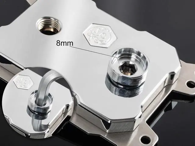 Alt view image 3 of 4 - Bitspower G1/4" Silver Shining Advanced Multi-Link For OD 14MM (4PCS)