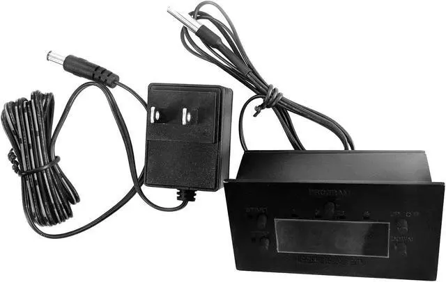 Alt view image 5 of 5 - Coolerguys 3.5-Inch Single 60mm Fan Cooling Kit with Programmable Thermostat