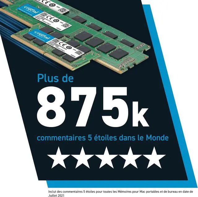 Alt view image 3 of 5 - Crucial 16GB Kit (8GB x 2) DDR4 2666 MT/s (PC4-21300) UDIMM 288-Pin Memory - CT2K8G4DFRA266