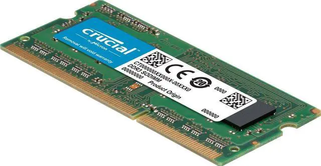 Alt view image 2 of 5 - Crucial 16GB Kit (8GBx2) DDR3 1866 MT/s (PC3-14900) SODIMM 204-Pin Memory - CT2K102464BF186D