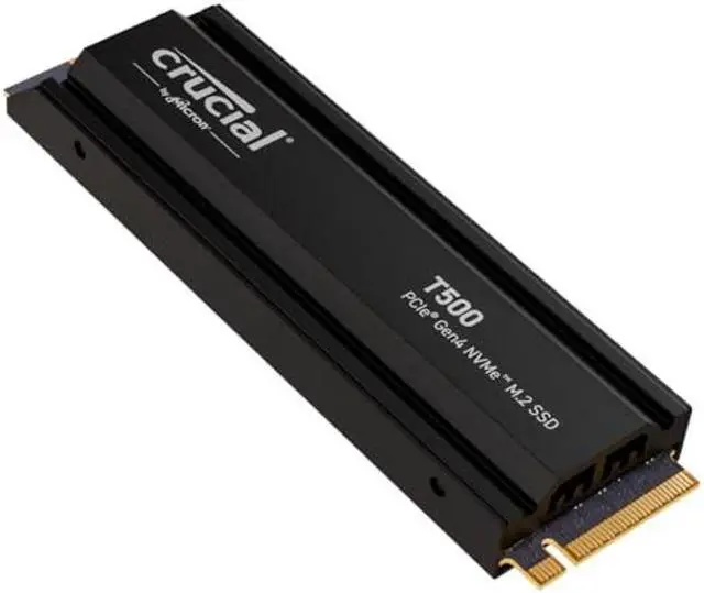 Main image of Crucial T500 1TB Gen4 NVMe M.2 Internal Gaming SSD with Heatsink, Up to 7300MB/s, Playstation 5 Compatible + 1mo Adobe CC All Apps- CT1000T500SSD5