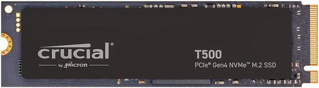 Main image of Crucial T500 1TB Gen4 NVMe M.2 Internal Gaming SSD, Up to 7300MB/s, Laptop & Desktop Compatible + 1mo Adobe CC All Apps - CT1000T500SSD8