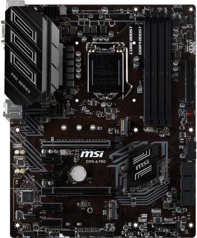 MSI Z390M-S01 LGA1151 (Intel 8th and 9th Gen) DDR4 Micro-ATX