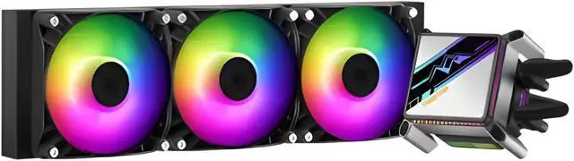 Main image of SEGOTEP KL-360 Desktop AIO Liquid CPU Cooler - TDP 320W - 360mm Radiator - 3x120 ARGB Fans with 70mm Built-in PWM Pump Head Fan - Separate Water Pump - Support LGA 1700/1200 & AM5/AM4 - Black Color