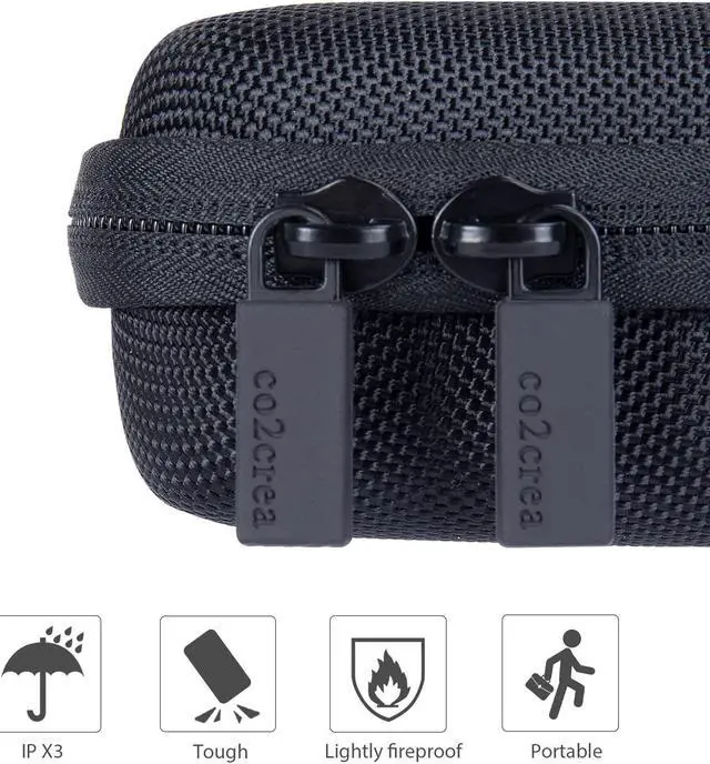 Alt view image 5 of 5 - Hard Case for Logitech Lift Vertical Mouse + MX Keys Mini Keyboard