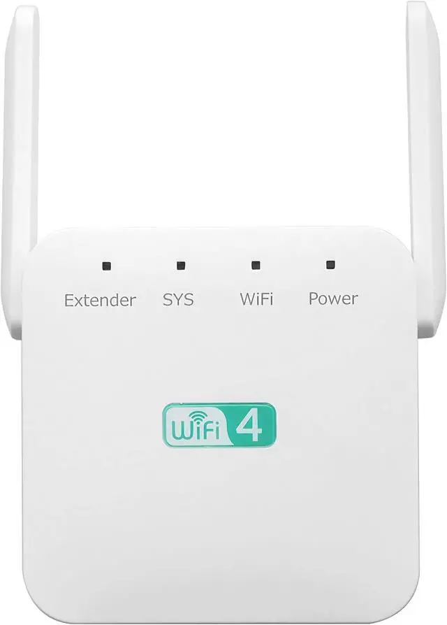 Main image of WiFi Extender Signal Booster 2025, WiFi Booster 2025, WiFi Range Extender 300Mbps, Wireless Signal Repeater Booster 2.4 Dual Band 4 Antennas 360deg Full Coverage
