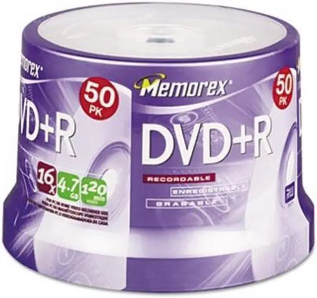 Main image of Imatn-Memorex Dvd+R Recordable Disc ,Dvd+R ,4.7Gb ,50/Spndl (Pack Of 4