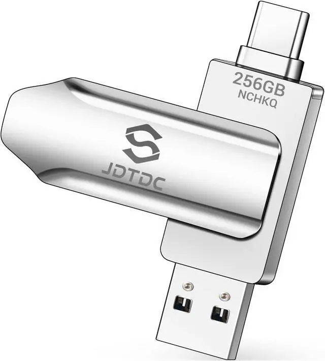 Main image of 256GB Photo-Stick-iPhone-15-Thumb-Drive Flash-Drive-iPhone-Photo-Storage iPhone Backup Stick For Photos Videos Contacts iPhone-Photo-Transfer-Stick iPad USB C Memory Photo-Stick-Android iPad-USB-Drive