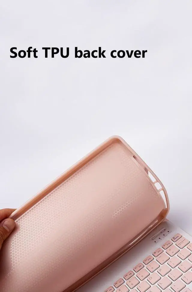 Alt view image 5 of 5 - with Mouse Keyboard case for Galaxy Tab A9+ /Tab A9 Plus 11 inch, 2023 Release Model SM-X210/X215/X216 Magnetic Detachable Bluetooth Keyboard Color KeyPink
