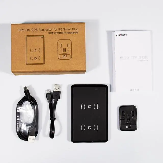 Alt view image 3 of 5 - Upgrade RGTTOTG CDS Smart Card Reader Writable Key ID IC NFC Card Replicator Reader 125KHz Frequency Identification Card Writer for R4 R5 Smart Ring Reading Writing