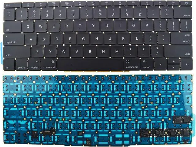 Alt view image 3 of 3 - Willhom Keyboard US Layout Replacement for MacBook Pro 13-inch Function Keys Late 2016 to Mid 2017 A1708 Without Touch Bar