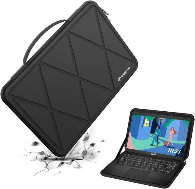 Main image of Smatree Hard EVA Protective Sleeve Compatible for 15.6 inch MSI Modern 15 H B13M-010US/Modern 15 H-C13M/Modern 15 B7M-223US/Modern 15 B13M-447US/Modern 15 B12M-013/Modern 15 B12HW-001 Laptop (X8278)