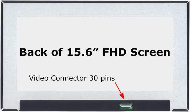 Alt view image 2 of 5 - SCREENARAMA New Screen Replacement for NV156FHM-N4H, FHD 1920x1080, IPS, Matte, LCD LED Display with Tools