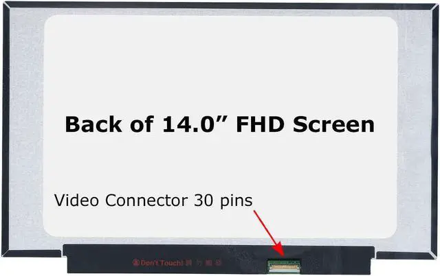 Alt view image 2 of 5 - SCREENARAMA New Screen Replacement for Lenovo Thinkpad E14 1st 2nd 3rd Gen, FHD 1920x1080, IPS, Matte, LCD LED Display with Tools