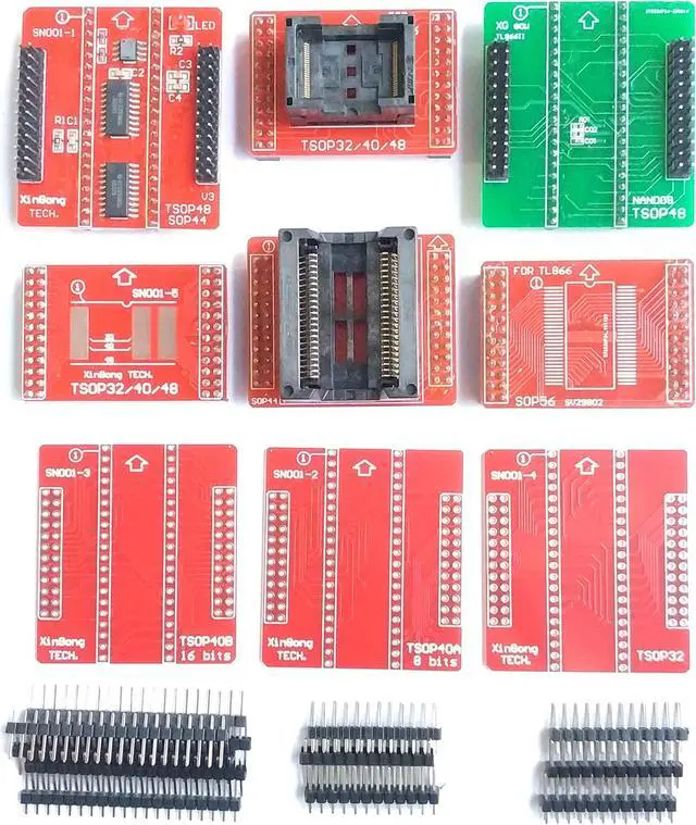 Main image of SETCTOP V3 Adapter Socket Programm kit only for TL866II Programmer TSOP48 SOP44 Nand Flash mcu Bios EPROM AVR eprom