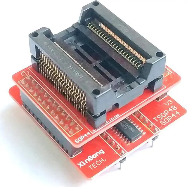 Alt view image 3 of 5 - SETCTOP V3 Adapter Socket Programm kit only for TL866II Programmer TSOP48 SOP44 Nand Flash mcu Bios EPROM AVR eprom