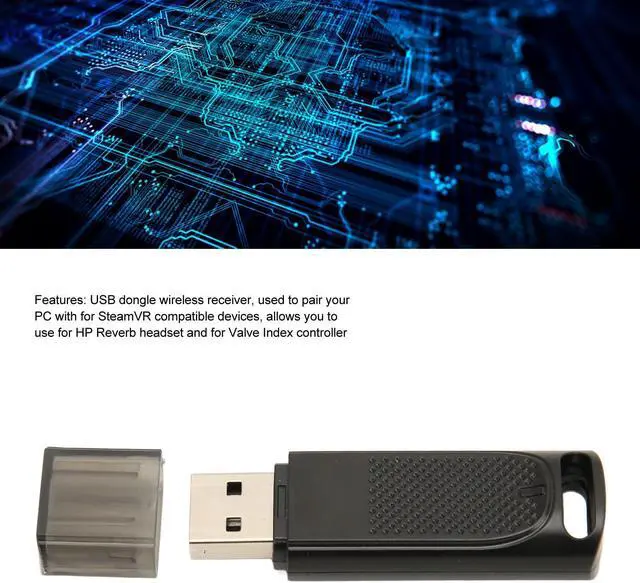 Alt view image 2 of 5 - for SteamVR USB Dongle Receiver for Index Controller, for Vive Tracking Device, Activity Receive, Plug and Play, Firmware Compatibility, Compact and Portable