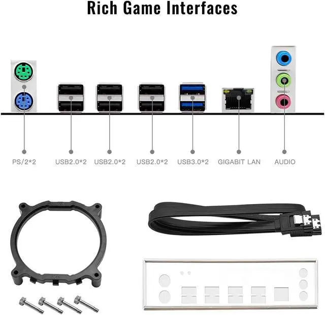 Alt view image 5 of 5 - SHANGZHAOYUAN X99 PR9 Motherboard and 16GB*2 DDR4 RAM 2133MHz, LGA 2011-3 Motherboard for Intel Xeon E5 V3 V4 Processor (PCIe 3.0, M.2 Protocol, SATA 3.0, USB 3.0, Gigabit LAN)
